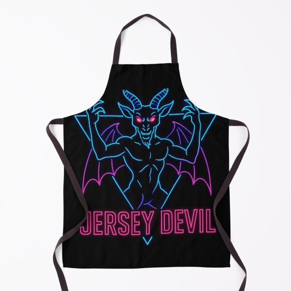 Item preview, Jersey Devil Neon Synthwave – Vaporwave Arcade Boss designed and sold by Folk Bestiary.