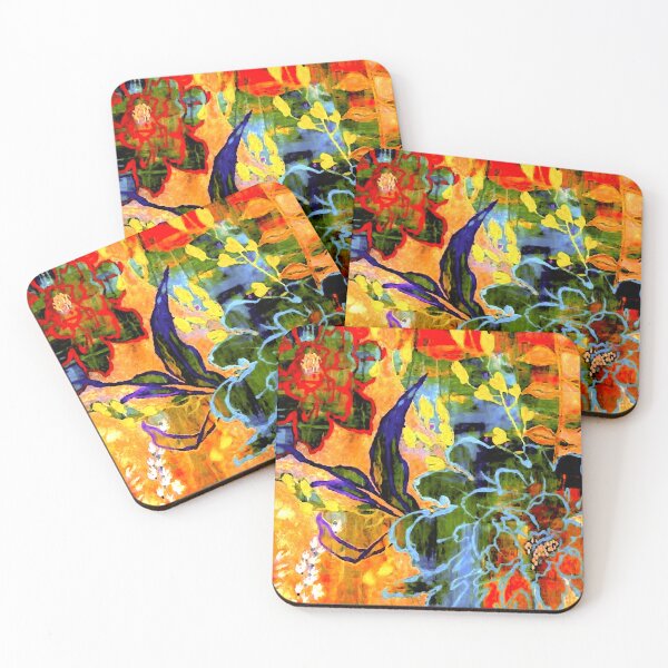 Item preview, Flower Abstract Painting designed and sold by ViaARTfactory.