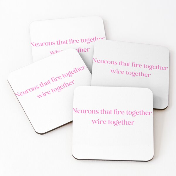 Item preview, Neurons that fire together wire together art designed and sold by Sketchy Stickers.
