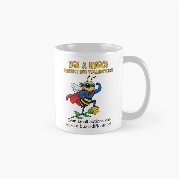 Item preview, Bee a Hero! Protect Our Pollinators! designed and sold by ART-POD-PL.
