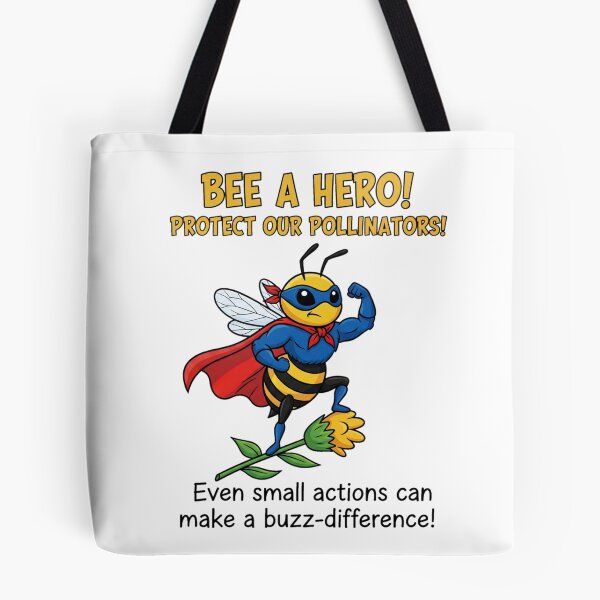 Item preview, Bee a Hero! Protect Our Pollinators! designed and sold by ART-POD-PL.