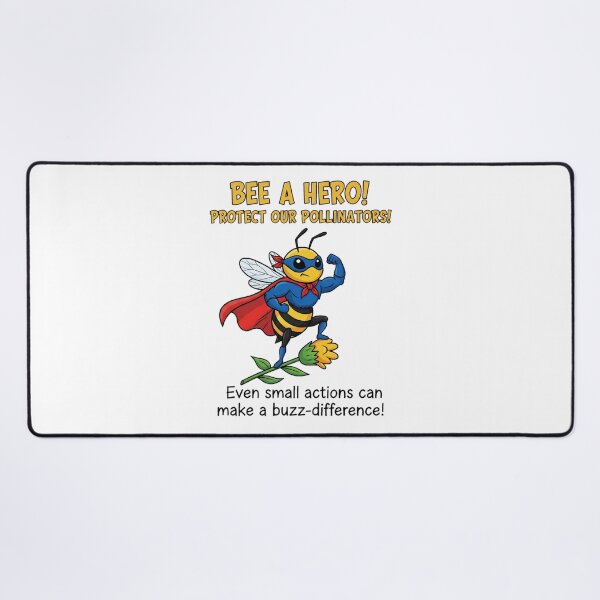 Item preview, Bee a Hero! Protect Our Pollinators! designed and sold by ART-POD-PL.