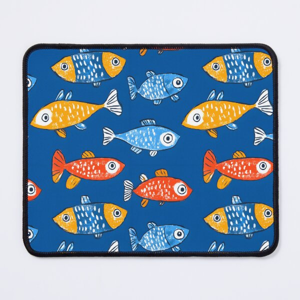 Item preview, Funny Fish Retro Sea Pattern designed and sold by SecretDicer.