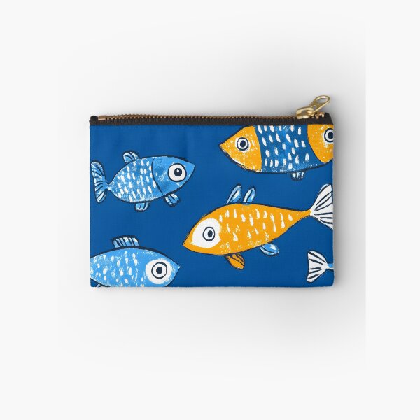 Item preview, Funny Fish Retro Sea Pattern designed and sold by SecretDicer.