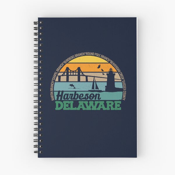 Item preview, Harbeson Delaware Retro Sunset Local Pride Logo  designed and sold by CRHPOD20.