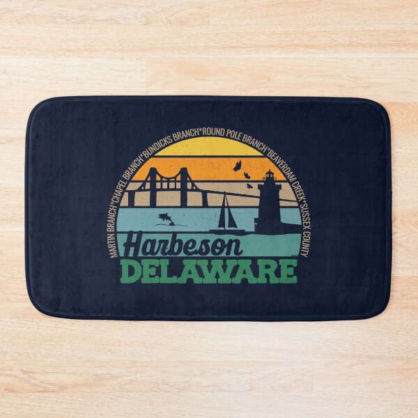 Item preview, Harbeson Delaware Retro Sunset Local Pride Logo  designed and sold by CRHPOD20.