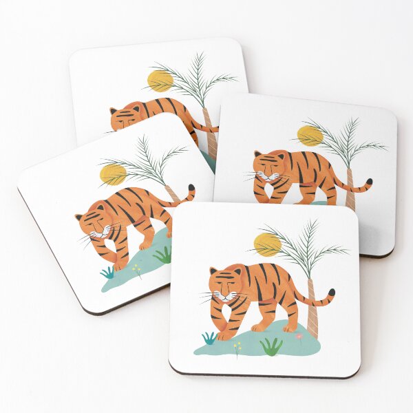 Item preview, Jungle Dreams Tiger Motif 2 designed and sold by JasmineAllan.