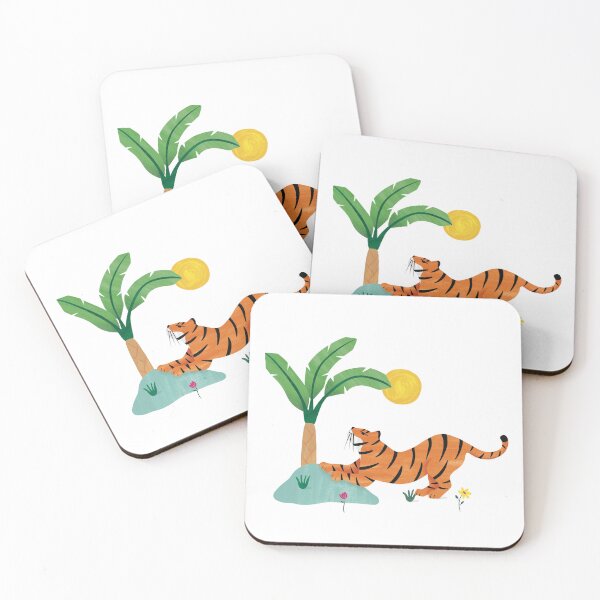 Item preview, Jungel Dreams Tiger Motif 1 designed and sold by JasmineAllan.