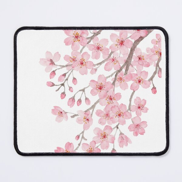 Item preview, Hand-Painted Cherry Blossom – Pink Watercolor Floral designed and sold by svarupa.