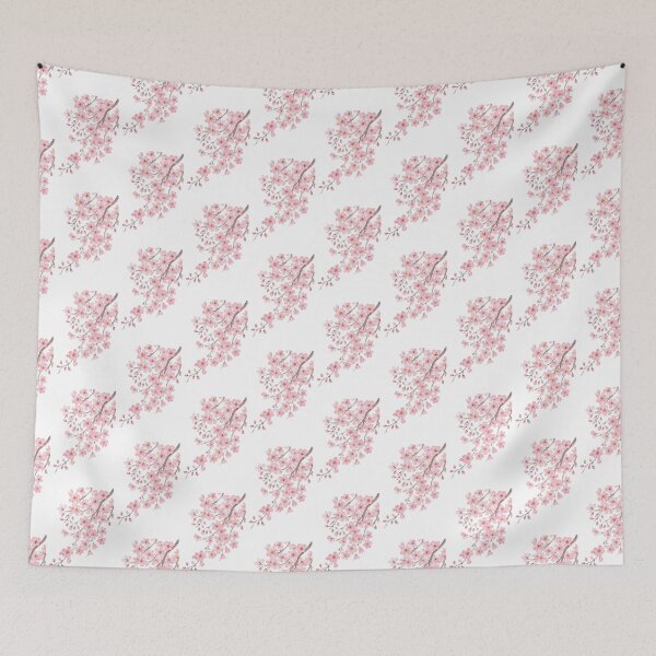 Item preview, Hand-Painted Cherry Blossom – Pink Watercolor Floral  designed and sold by svarupa.