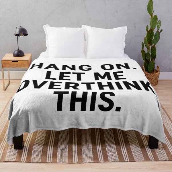 Item preview, "Hang On. Let Me Overthink This." Sticker designed and sold by LuciferMrngst.