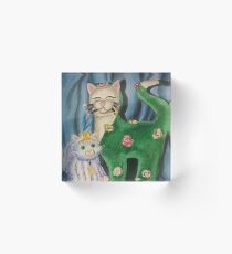 Fancy Cats Acrylic Block