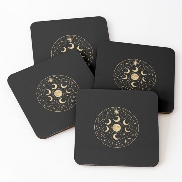 Item preview, "Lunar Goddess Energy - Celestial Moon Cycle Astrology Sticker" designed and sold by Striklet.