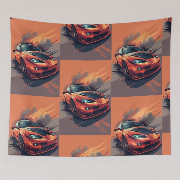 Item preview, Cool Orange Sports Car Art designed and sold by Aldrin Capco.