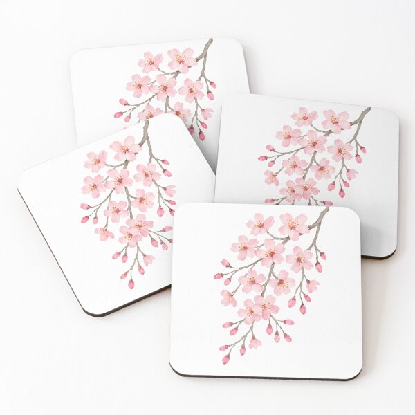 Item preview, Hand-Painted Cherry Blossom – Pink Watercolor Floral  designed and sold by svarupa.
