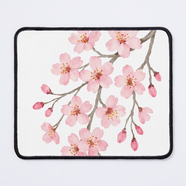 Item preview, Hand-Painted Cherry Blossom – Pink Watercolor Floral designed and sold by svarupa.