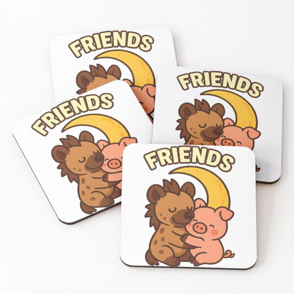 Item preview, Moonhug Hyena and Pig Friendship designed and sold by PlanetBoi.