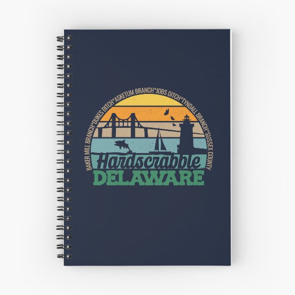 Item preview, Hardscrabble Delaware Retro Sunset Local Pride Logo  designed and sold by CRHPOD20.