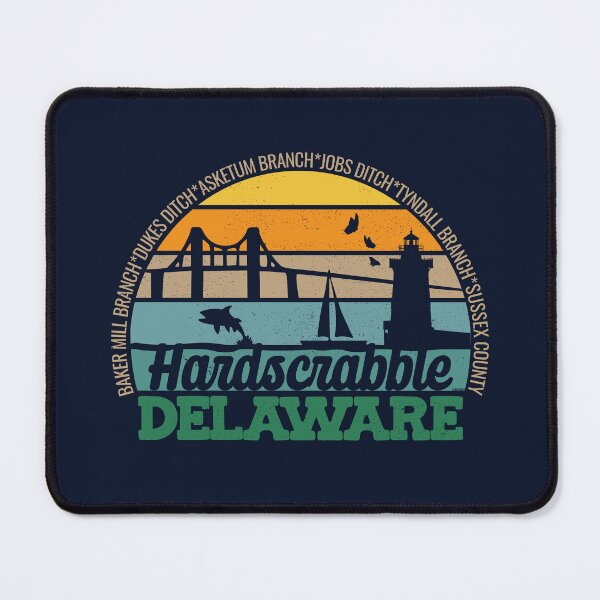 Item preview, Hardscrabble Delaware Retro Sunset Local Pride Logo  designed and sold by CRHPOD20.