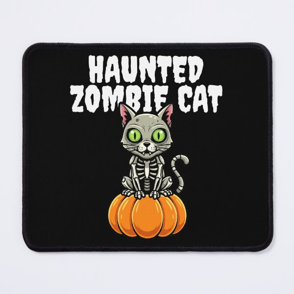 Item preview, HAUNTED ZOMBIE CAT - ZOMBIE HALLOWEEN designed and sold by KEF Custom.