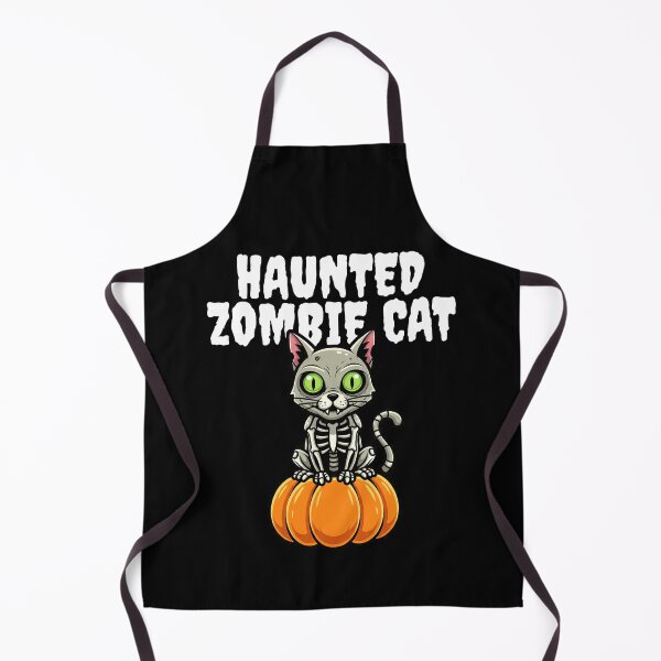 Item preview, HAUNTED ZOMBIE CAT - ZOMBIE HALLOWEEN designed and sold by KEF Custom.