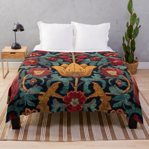 Item preview, Eastern Turkish Kilim Carpet Tulip Rug designed and sold by GrinGalore.