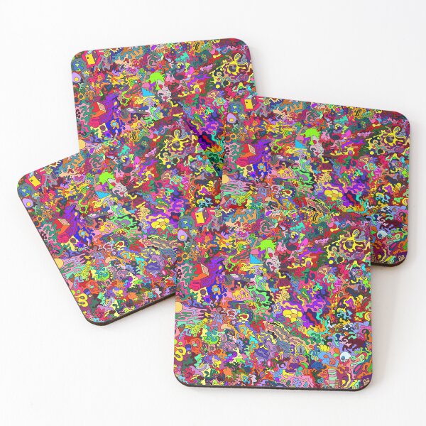 Item preview, Colorful Abstract Doodle Art | Vibrant Swirls and Playful Linework Design designed and sold by Zeddessay.