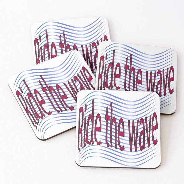 Item preview, Ride the wave. Text composition designed and sold by ZorianArt.