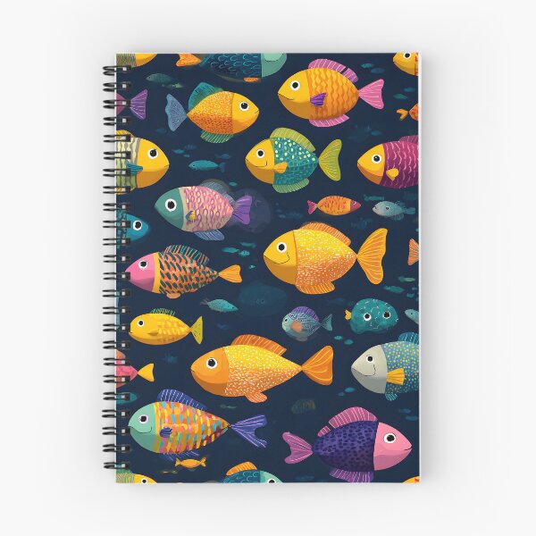 Item preview, Funny Fish Vintage Sea Pattern designed and sold by SecretDicer.