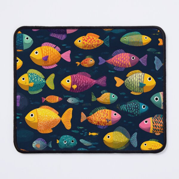Item preview, Funny Fish Vintage Sea Pattern designed and sold by SecretDicer.