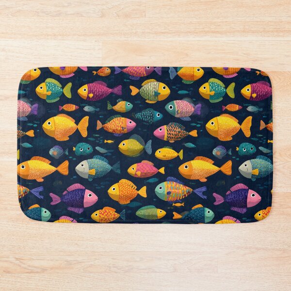Item preview, Funny Fish Vintage Sea Pattern designed and sold by SecretDicer.