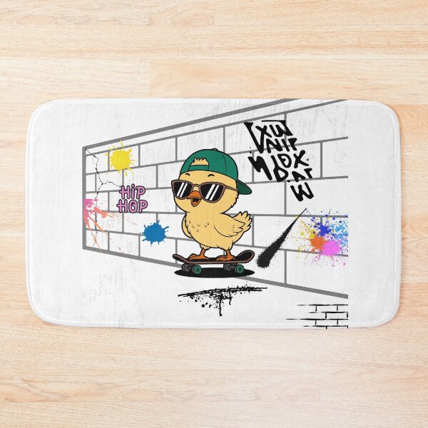 Item preview, Hip Hop Skateboarding Chick – Street Art Style designed and sold by weerayar.