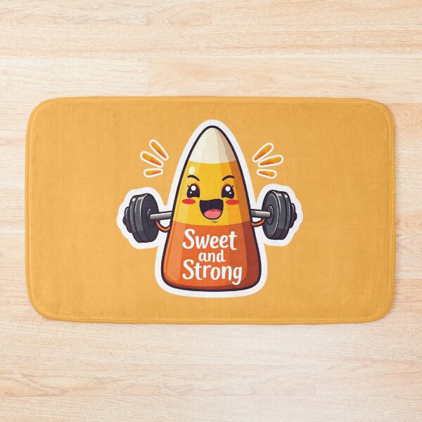 Item preview, Sweet Candy Corn Strong Halloween Fitness Fun designed and sold by HasHs.