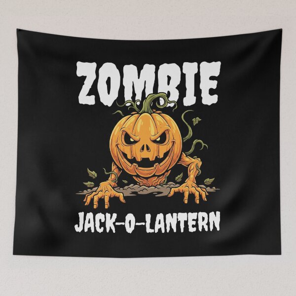 Item preview, ZOMBIE JACK-O-LANTERN - ZOMBIE HALLOWEEN designed and sold by KEF Custom.