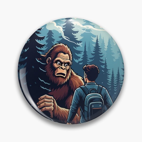 Item preview, Bigfoot saw me designed and sold by NettiesWallArt.