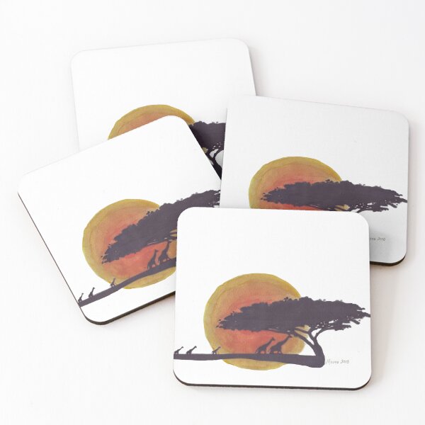 Item preview, African Sunset silhouettes designed and sold by Maree Clarkson .
