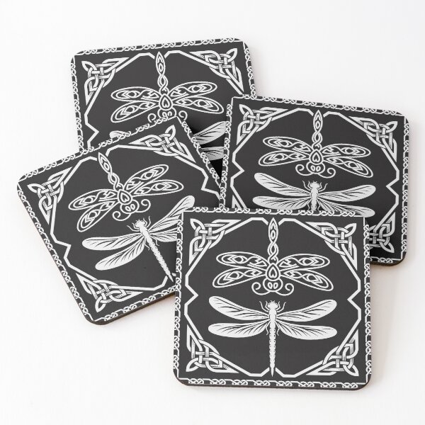 Item preview, Celtic Graphic Dragonflies designed and sold by toberags.