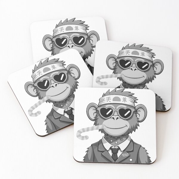 Item preview, Monkey Grey and Happy designed and sold by Adelina Games.