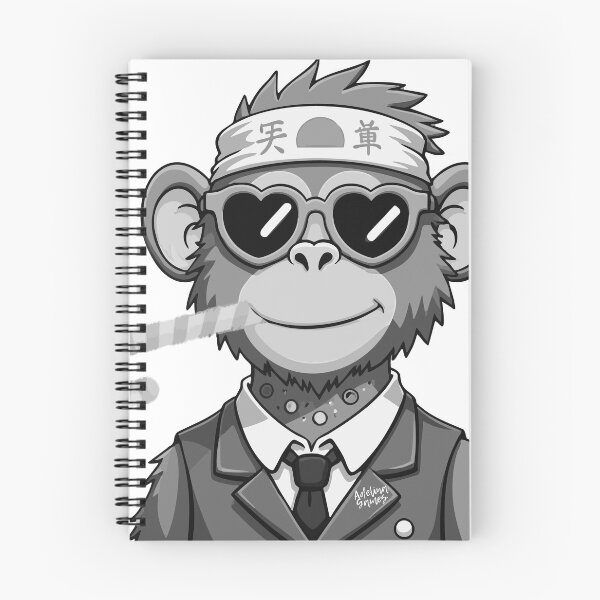 Item preview, Monkey Grey and Happy designed and sold by Adelina Games.