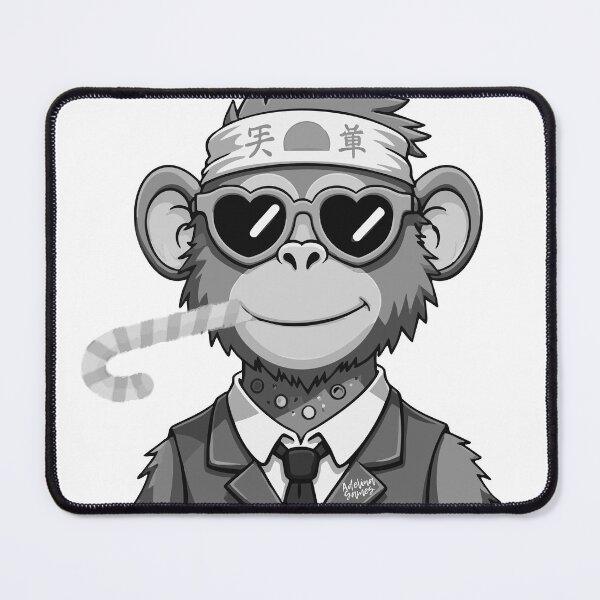 Item preview, Monkey Grey and Happy designed and sold by Adelina Games.