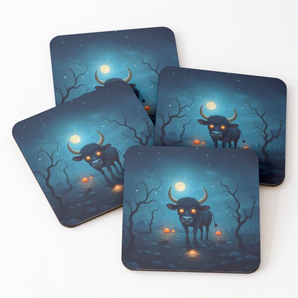 Item preview, Glowing Horned Guardian designed and sold by Whimsical Hug.