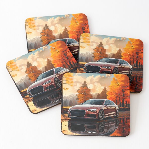 Item preview, Golden Leaves And Mountain Sky Frame This Sleek Car designed and sold by RevUpDesign.
