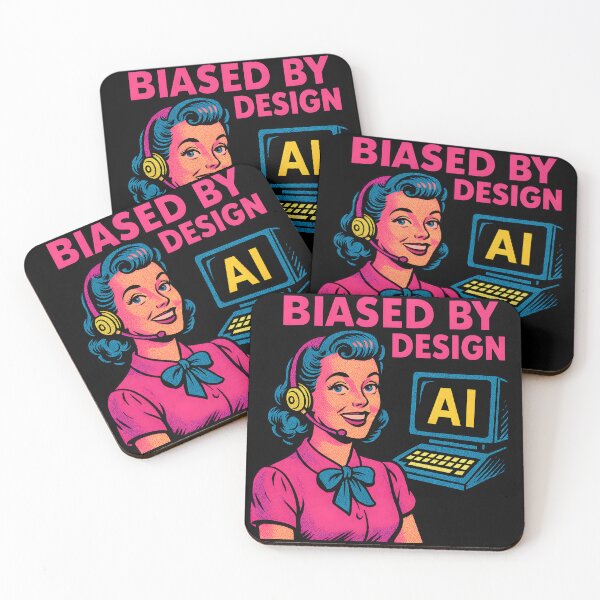 Item preview, Biased by Design – Retro AI  designed and sold by NeonStack.