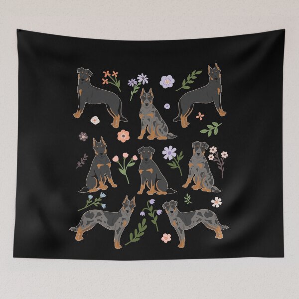 Item preview, Beauceron Dog Flowers designed and sold by Clara Hollins.