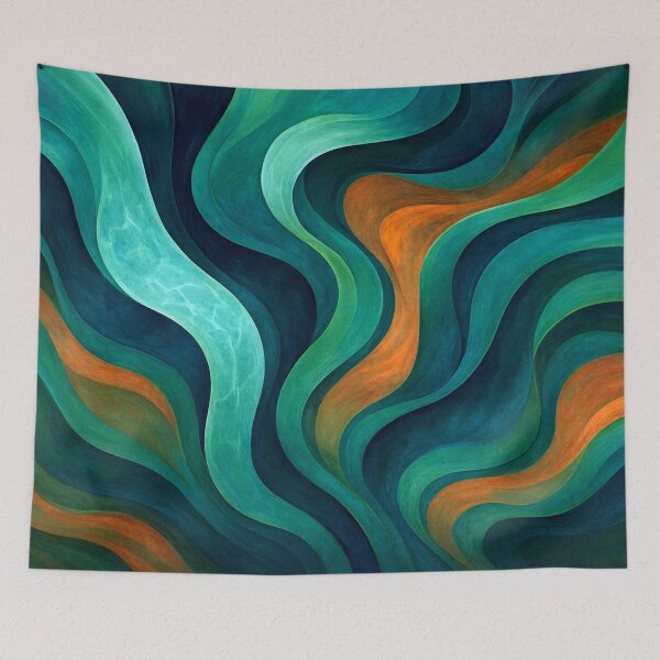 Item preview, Flow of colors in abstract harmony designed and sold by Sigtrix.