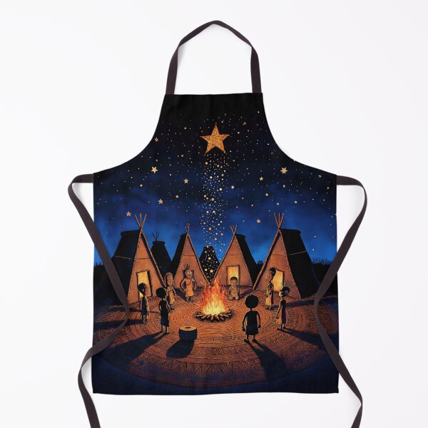 Item preview, Circle of Fire and Stars designed and sold by Whimsical Hug.