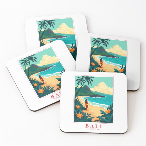 Item preview, Bali Indonesia Beach & Jungle – Bali Island Vibes designed and sold by MapMyMiles.