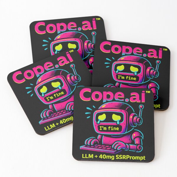 Item preview, Cope.ai – Crying Robot 1 designed and sold by NeonStack.