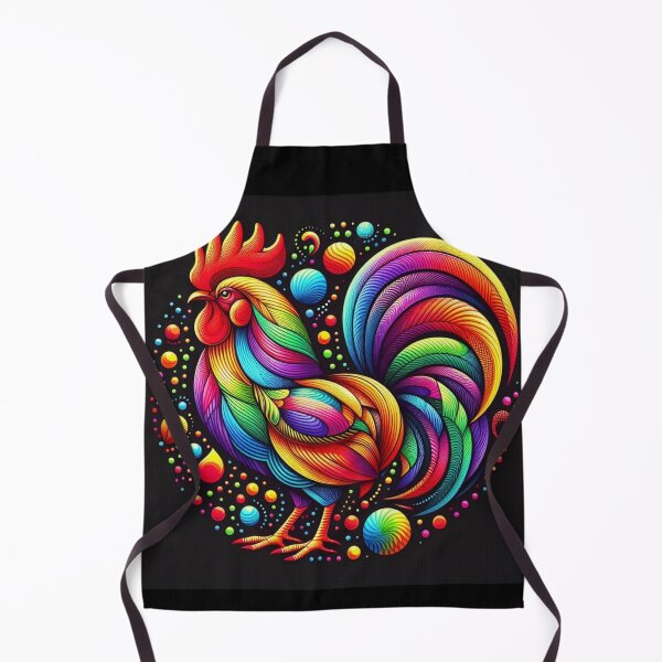 Item preview, colorful rooster designed and sold by Dogandesighn.