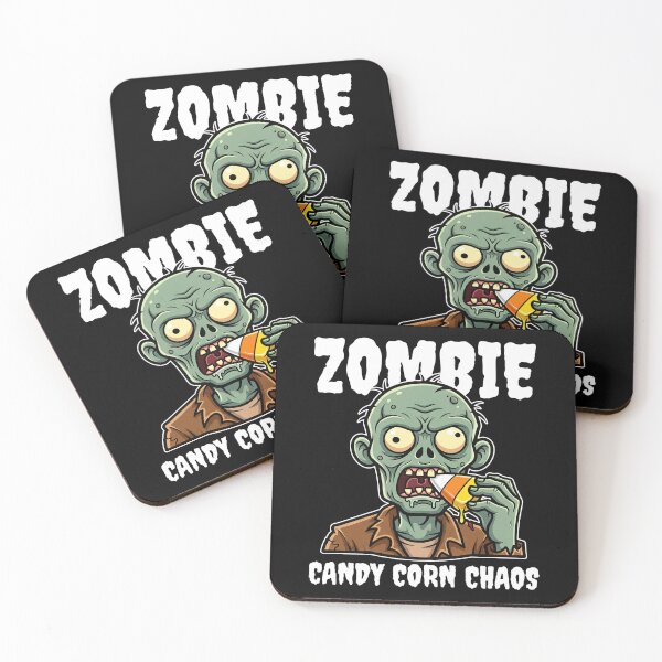 Item preview, ZOMBIE CANDY CORN CHAOS - ZOMBIE HALLOWEEN designed and sold by KEF Custom.